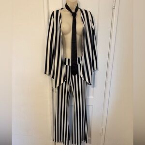 Beetlejuice Halloween Costume Striped Set